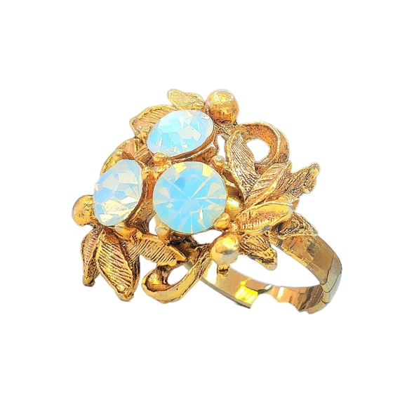 Adjustable floral ring size adjustable - Picture 2 of 3